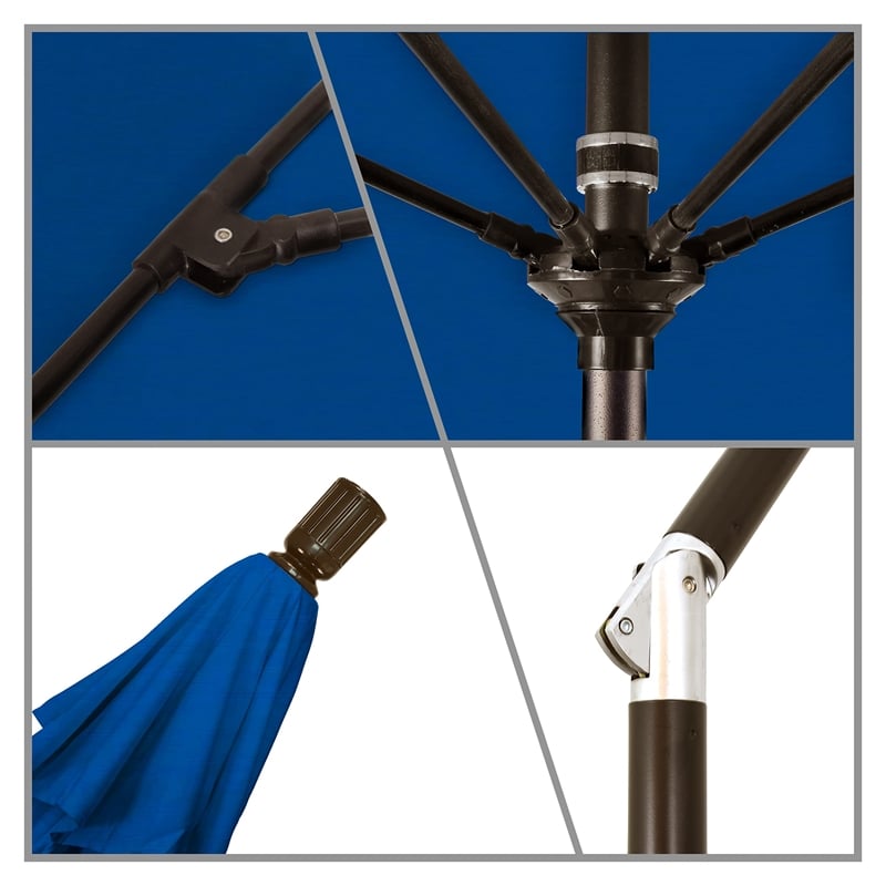 California Umbrella 7.5' Patio Umbrella in Pacific Blue