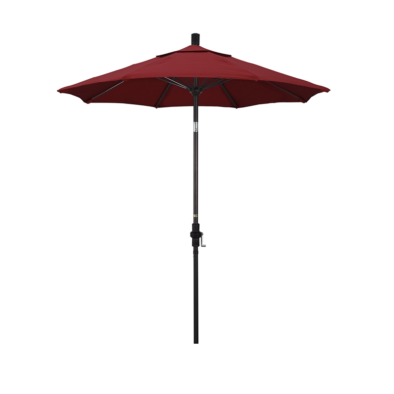 California Umbrella 7.5' Patio Umbrella in Red