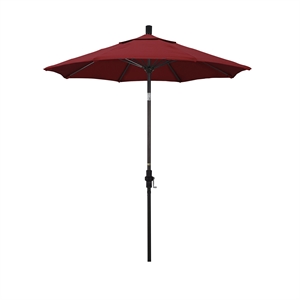 California Umbrella 7.5' Patio Umbrella in Red