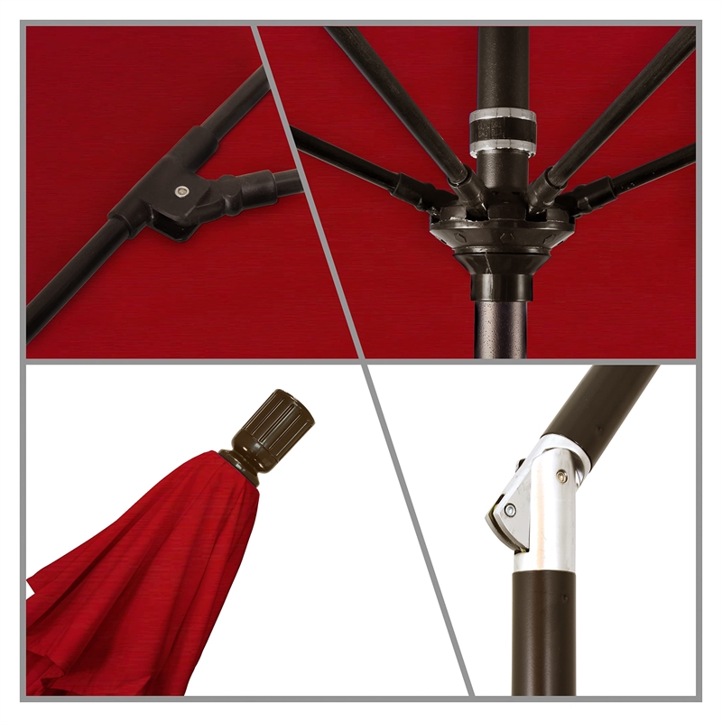 California Umbrella 7.5' Patio Umbrella in Red