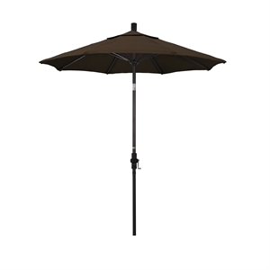 California Umbrella 7.5' Patio Umbrella in Mocha