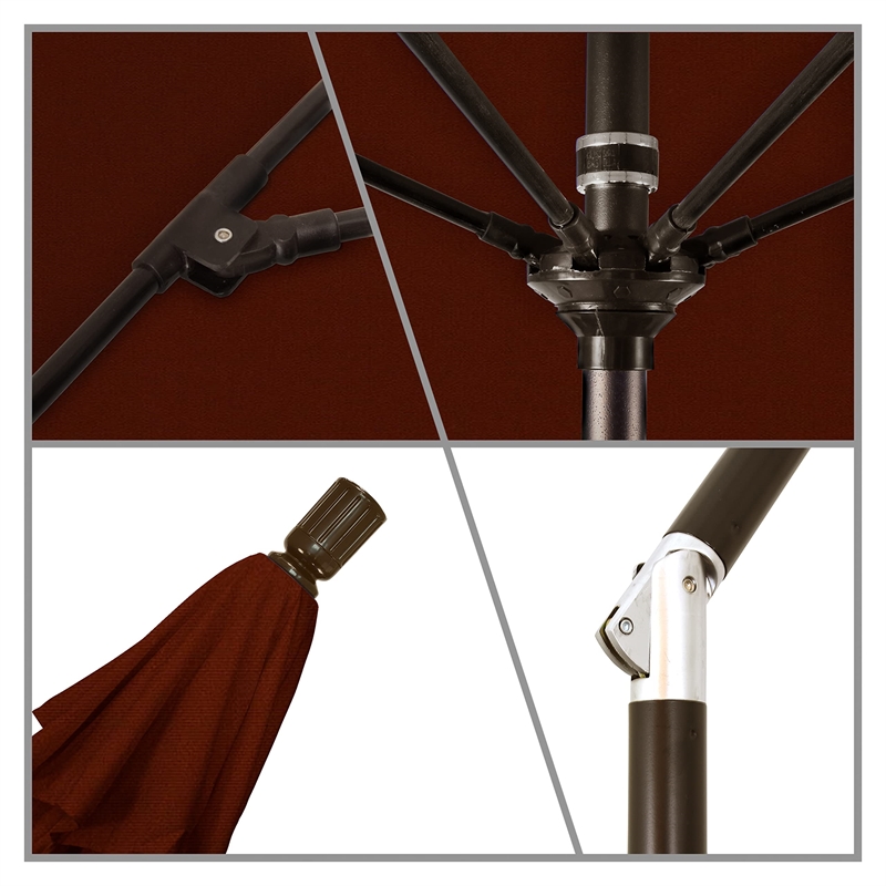 California Umbrella 7.5' Patio Umbrella in Brick