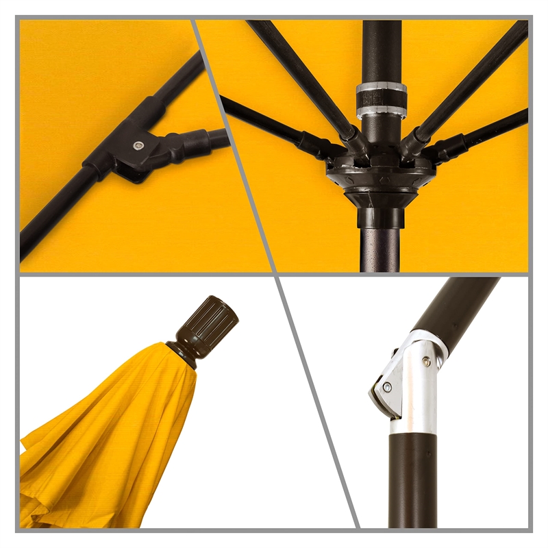 California Umbrella 7.5' Patio Umbrella in Yellow
