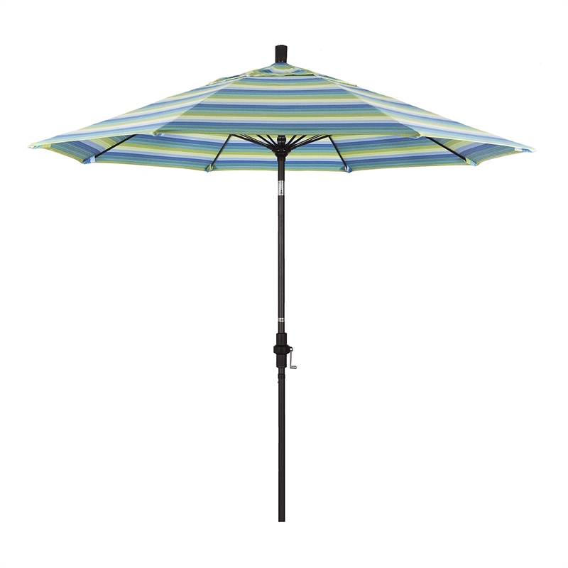 California Umbrella 9' Patio Umbrella in Seville Seaside