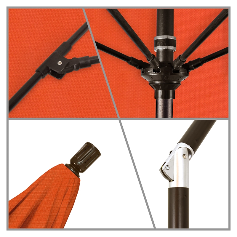California Umbrella 9' Patio Umbrella in Sunset