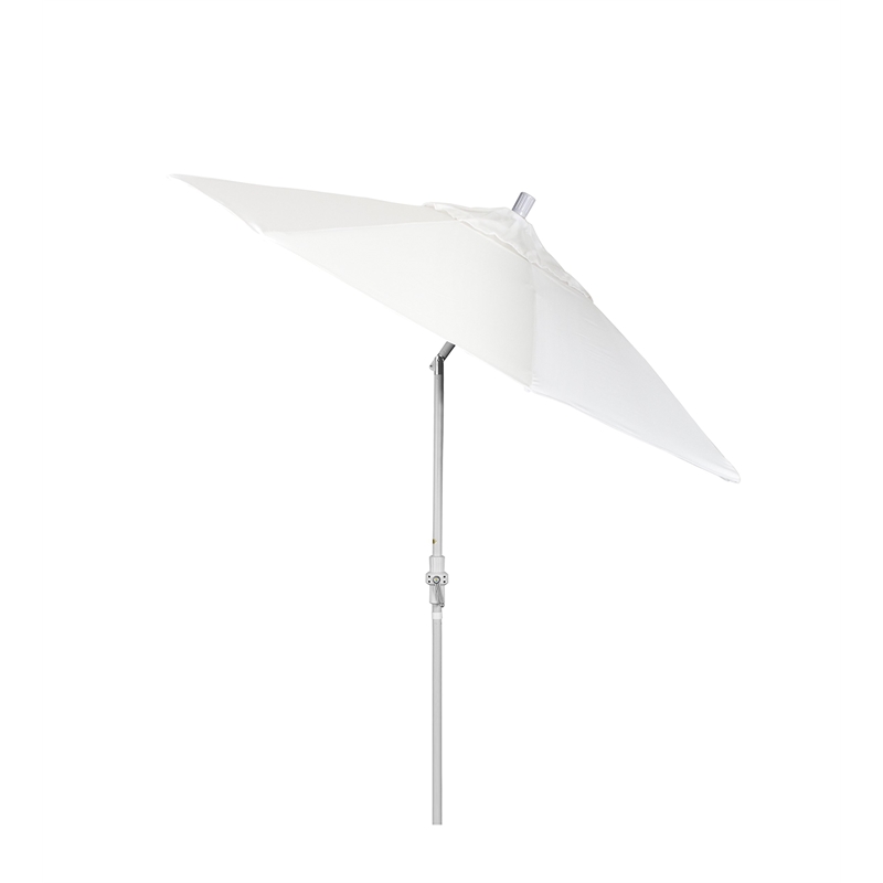California Umbrella 9' Patio Umbrella in White