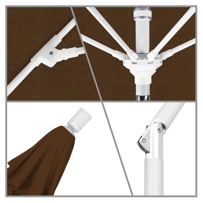 California Umbrella 9' Patio Umbrella in Teak