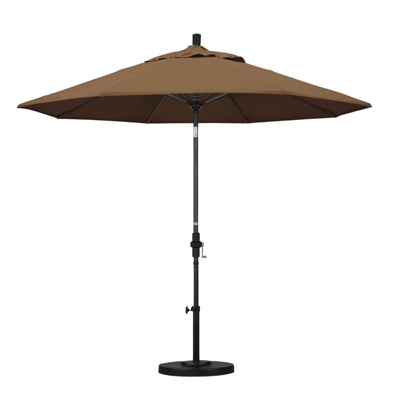 California Umbrella 9' Patio Umbrella in Teak