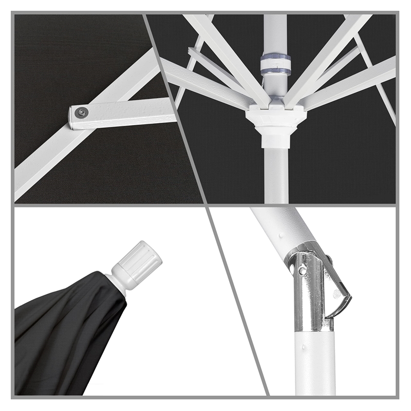 California Umbrella 11' Patio Umbrella in Black
