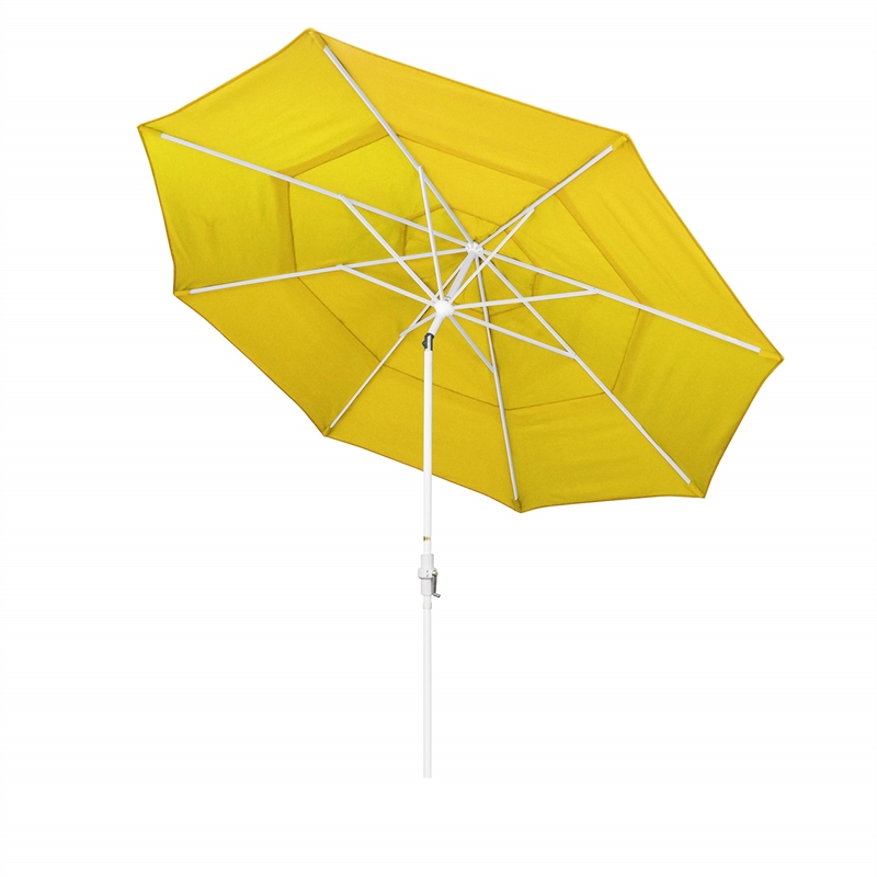California Umbrella 11' Patio Umbrella in Sunflower Yellow