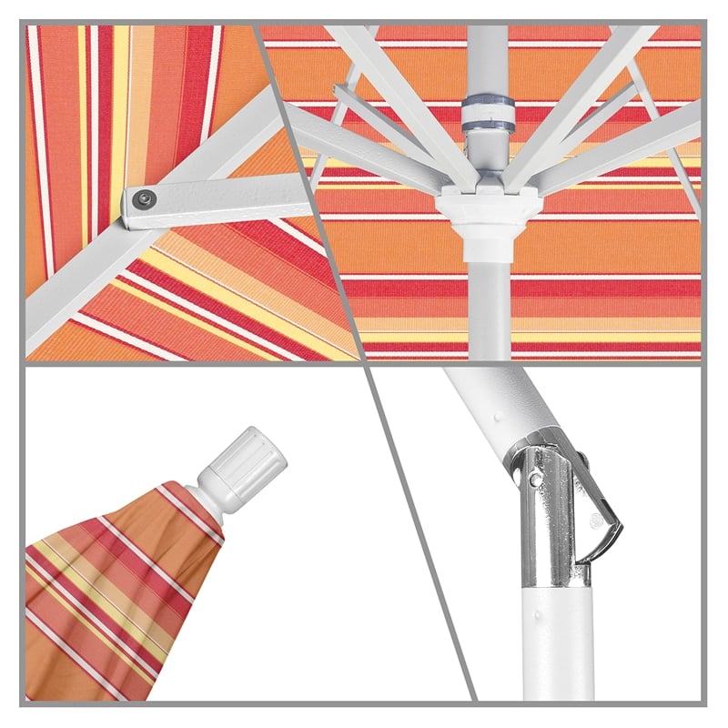 California Umbrella 11' Patio Umbrella in Dolce Mango