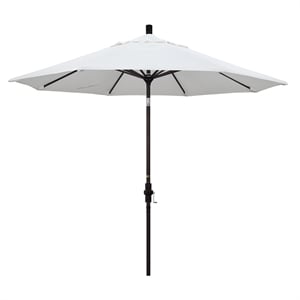 California Umbrella 9' Patio Umbrella in White