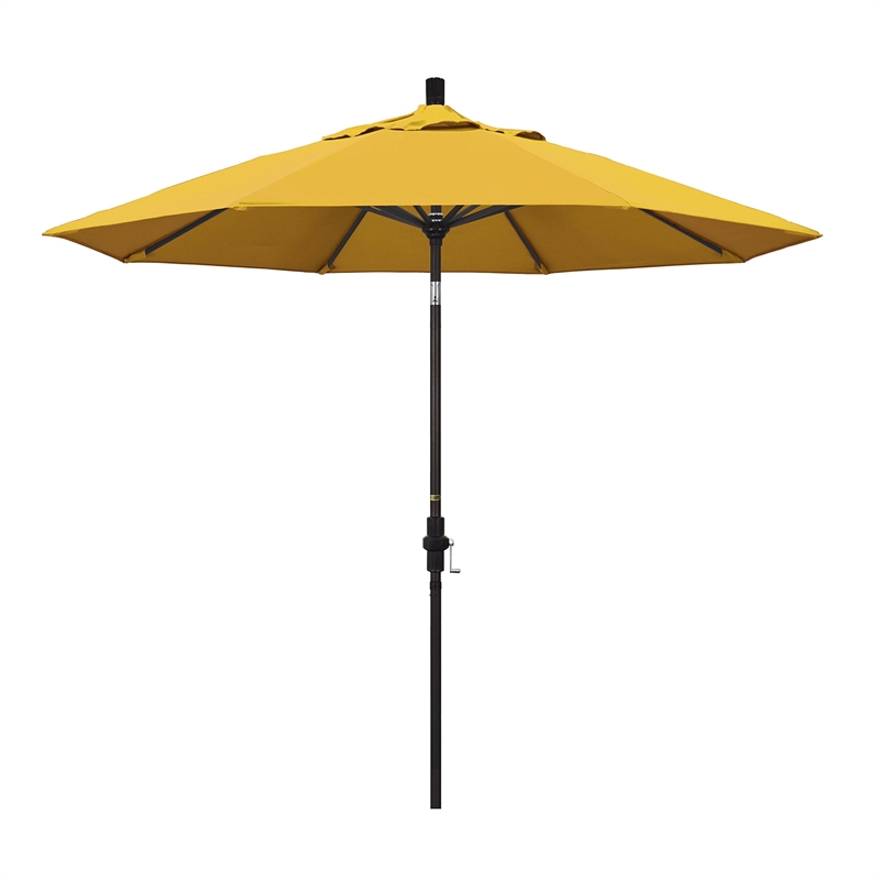 California Umbrella 9' Patio Umbrella in Yellow