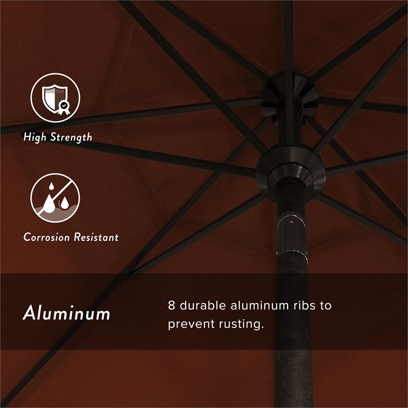 California Umbrella 9' Patio Umbrella in Taupe