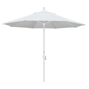 California Umbrella 9' Patio Umbrella in White