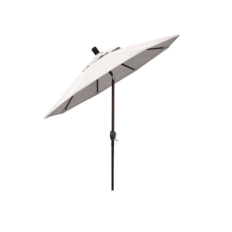 7 foot adjustable patio umbrella Autlaycil 7.5ft Outdoor Patio Umbrella with Tilt and Matching Base, Crank  and Sturdy Ribs for Lawn, Garden, Backyard and Pool, Blue
