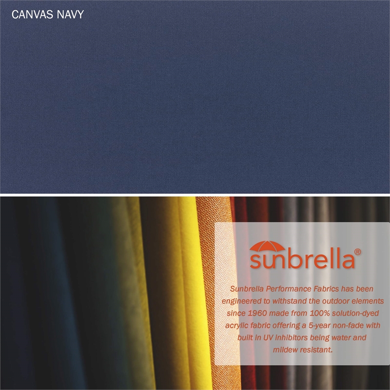 California Umbrella 6' Patio Umbrella in Navy