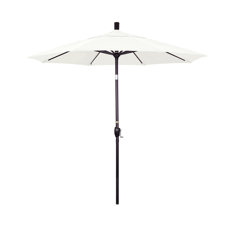 California Umbrella 7.5' Patio Umbrella in Canvas