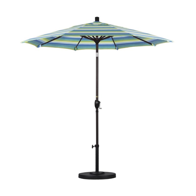 California Umbrella 7.5' Patio Umbrella in Seville Seaside