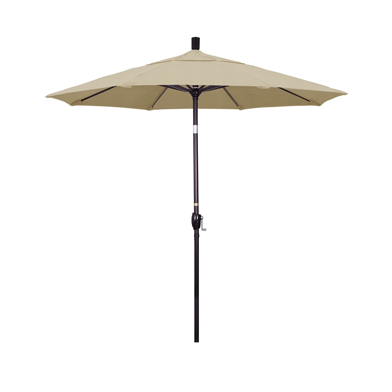 California Umbrella 7.5' Patio Umbrella in Linen Sesame