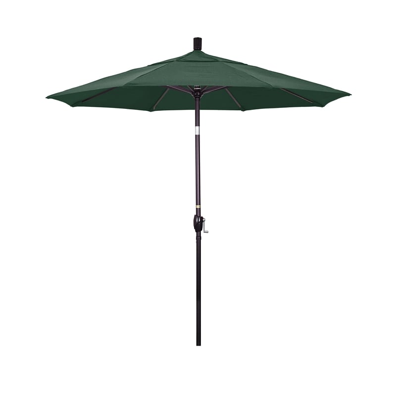 California Umbrella 7.5' Patio Umbrella in Hunter Green