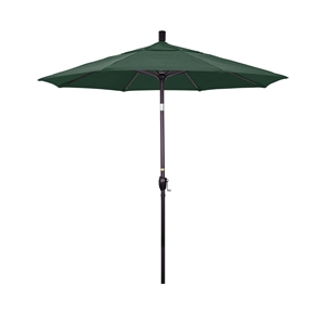 California Umbrella 7.5' Patio Umbrella in Hunter Green