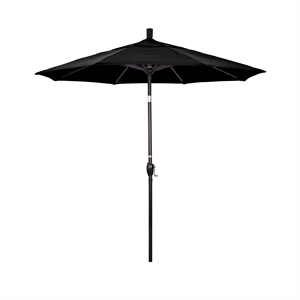California Umbrella 7.5' Patio Umbrella in Black
