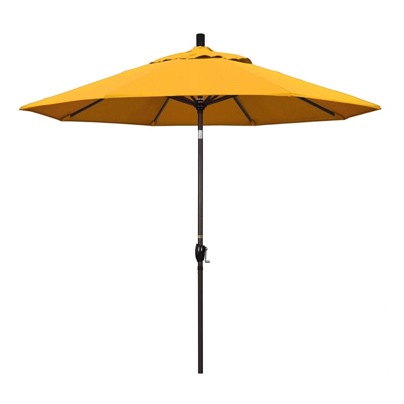 California Umbrella 7.5' Patio Umbrella in Yellow