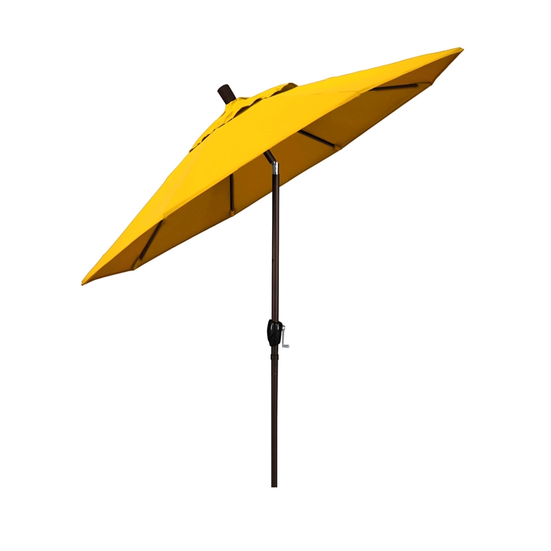 California Umbrella 7.5' Patio Umbrella in Yellow