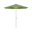 California Umbrella 7.5' Patio Umbrella Sun brella Spectrum Cilantro/Matte White