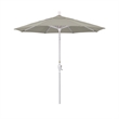 California Umbrella 7.5' Patio Umbrella in Sun brella Spectrum Dove/Matted White