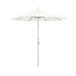California Umbrella 7.5' Patio Umbrella in Sun brella Canvas/Matted White
