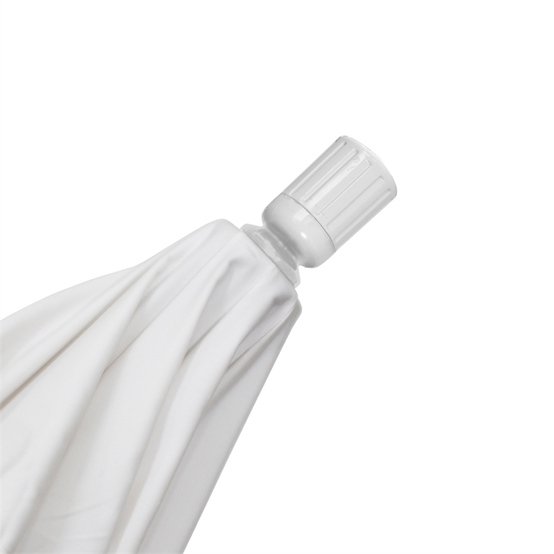 California Umbrella 7.5' Patio Umbrella in Sun brella Dolce Oasis/Matted White