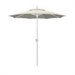 California Umbrella 7.5' Patio Umbrella in Olefin Antique Beige/Matted White
