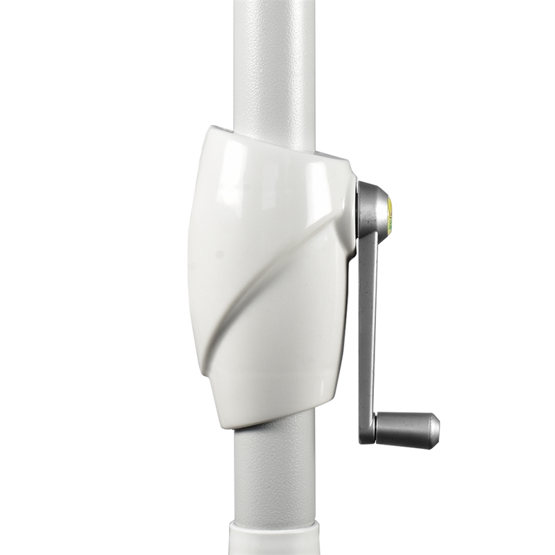 California Umbrella 7.5' Patio Umbrella in Pacifica Spa/Matted White