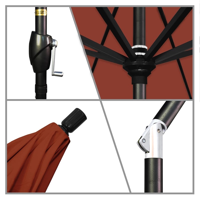 California Umbrella 7.5' Patio Umbrella in Terracotta