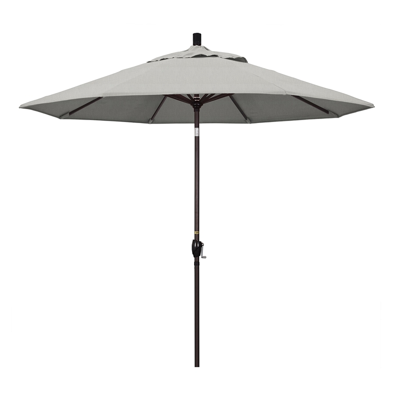 California Umbrella 9' Patio Umbrella in Granite