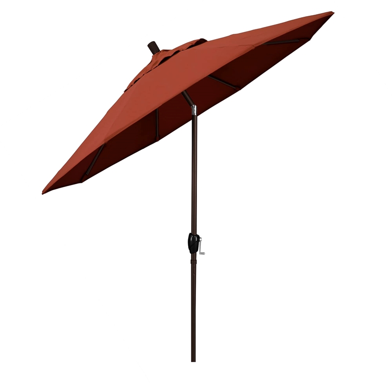 California Umbrella 9' Patio Umbrella in Henna