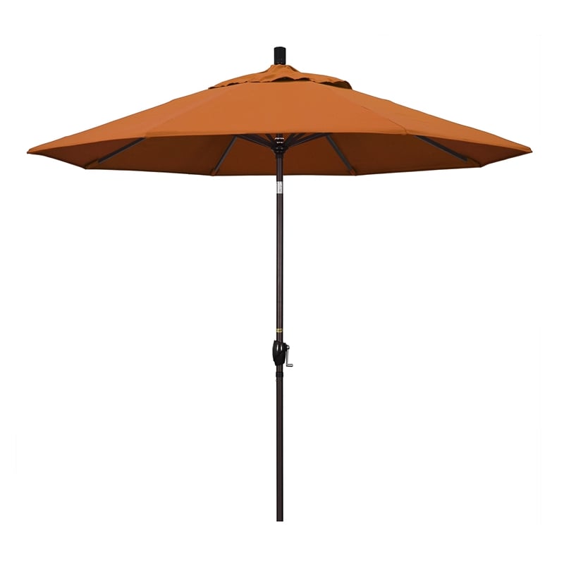 California Umbrella 9' Patio Umbrella in Tuscan