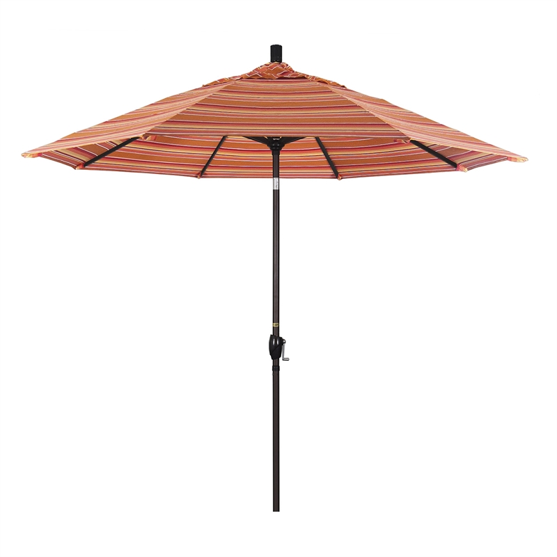 California Umbrella 9' Patio Umbrella in Dolce Mango