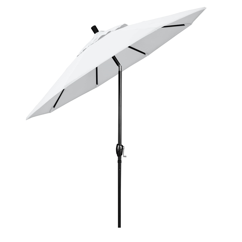California Umbrella 9' Patio Umbrella in White