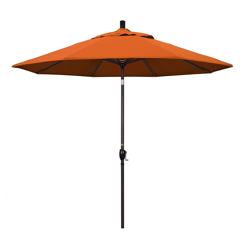 California Umbrella 9' Patio Umbrella in Tuscan