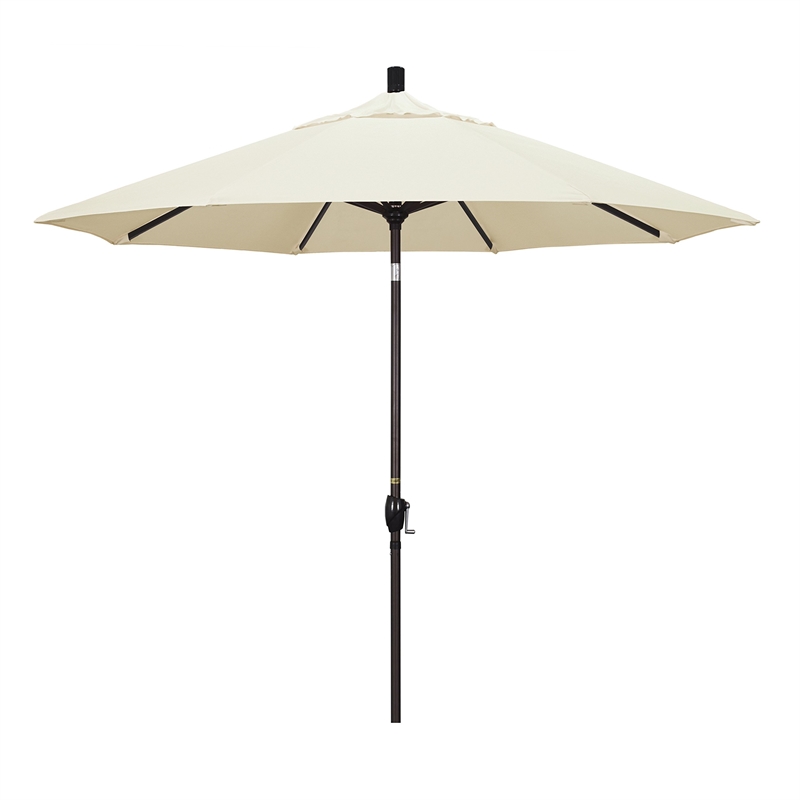 California Umbrella 9' Patio Umbrella in Canvas