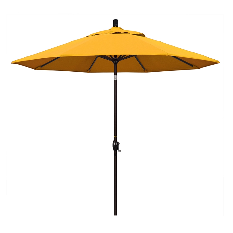 California Umbrella 9' Patio Umbrella in Yellow
