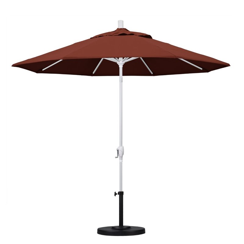 California Umbrella 9' Patio Umbrella in Henna