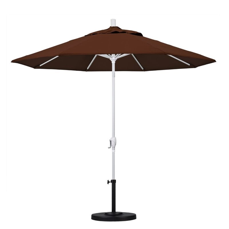 California Umbrella 9' Patio Umbrella in Bay Brown