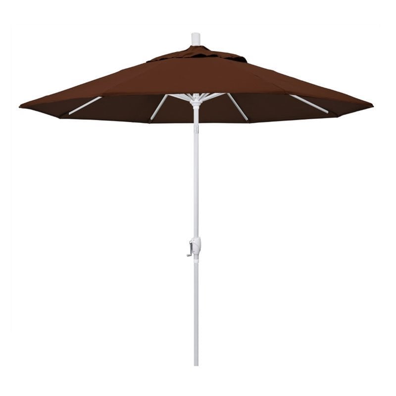 California Umbrella 9' Patio Umbrella in Bay Brown