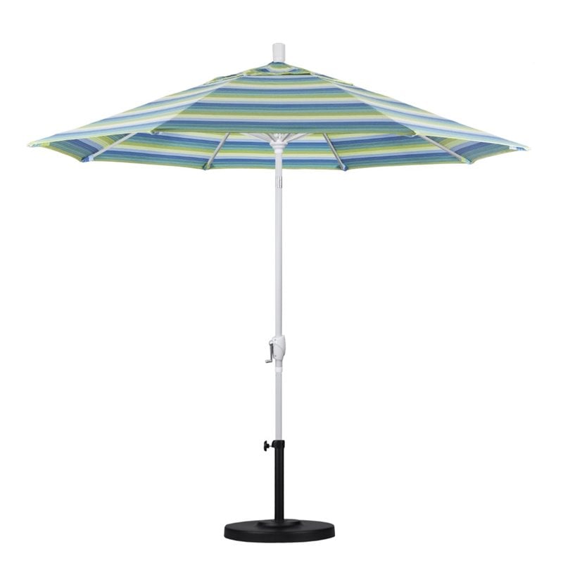 California Umbrella 9' Patio Umbrella in Seville Seaside