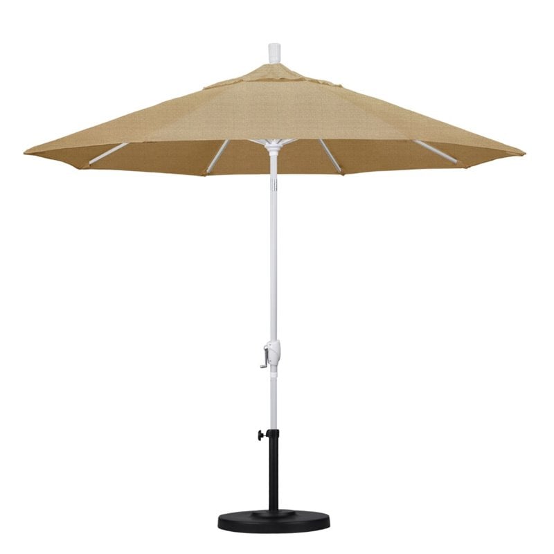California Umbrella 9' Patio Umbrella in Linen Sesame