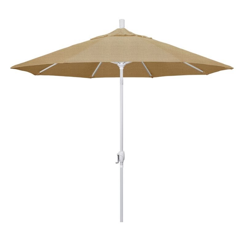 California Umbrella 9' Patio Umbrella in Linen Sesame